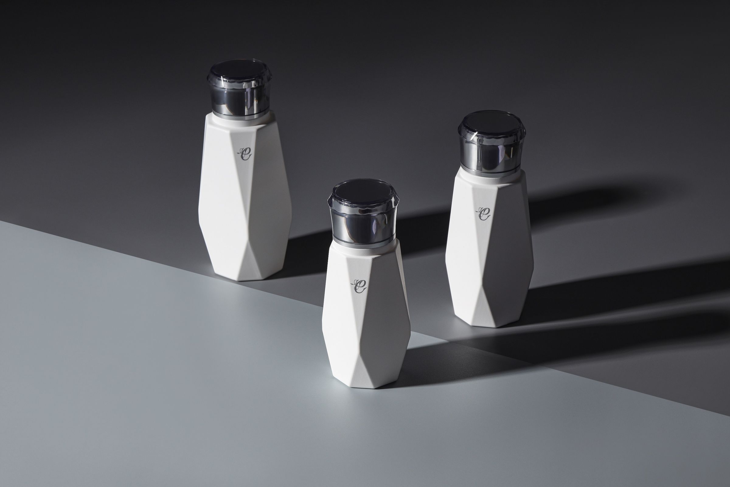 Faceted Square Mono-Layer PP Bottle: GLAM MATRIX (DP) Series